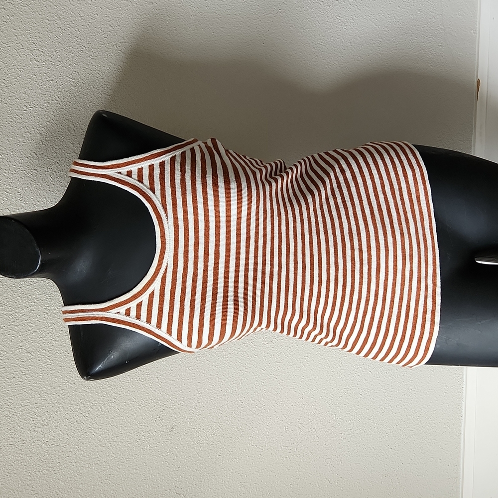 Madewell Audio Tank Top in Jodi Stripe Size XS